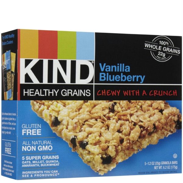 Kind Gran Bar, Vanilla Blueberry (8-5x1.2 Oz)